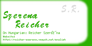 szerena reicher business card